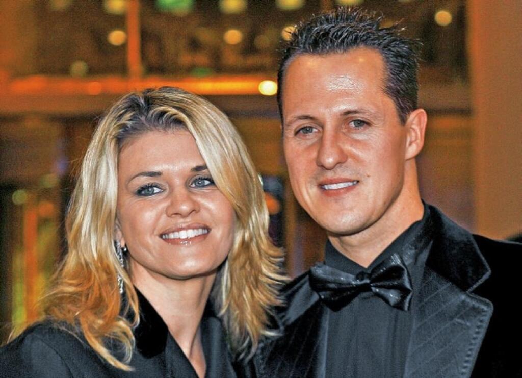 Manželia: Corinna a Michael Schumacherovci.
