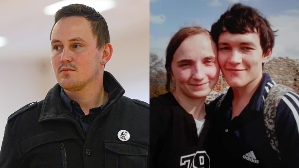 Na snímke je Martina Kušnírová, Ján Kuciak a Jozef Kuciak.