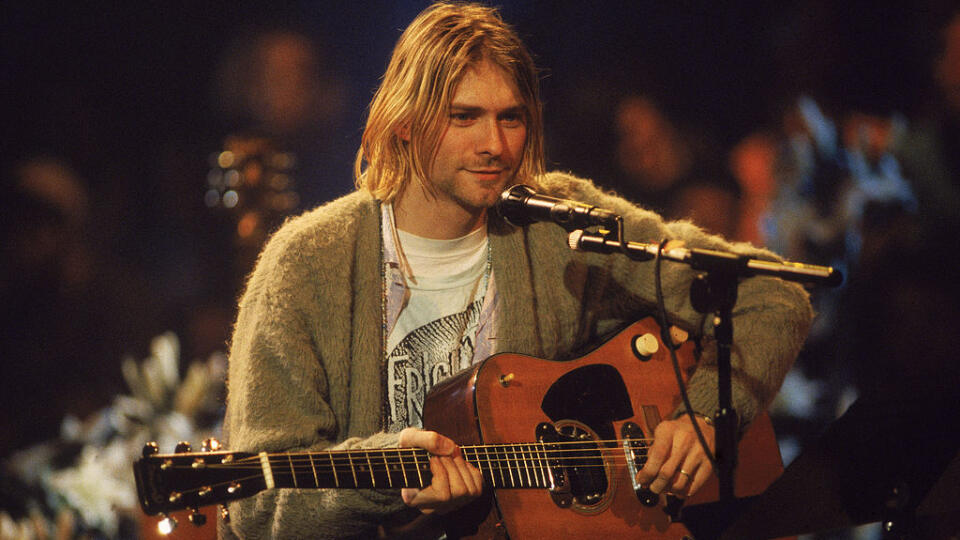 Kurt Cobain: Frontman skupiny Nirvana.