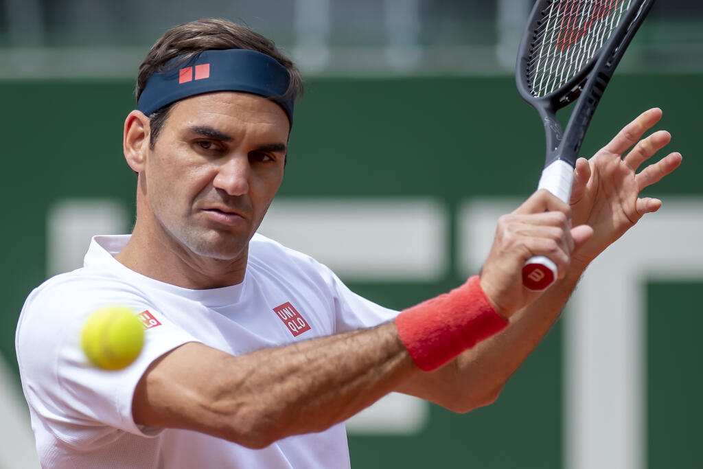 Roger Federer sa pripravuje na turnaj v Ženeve.