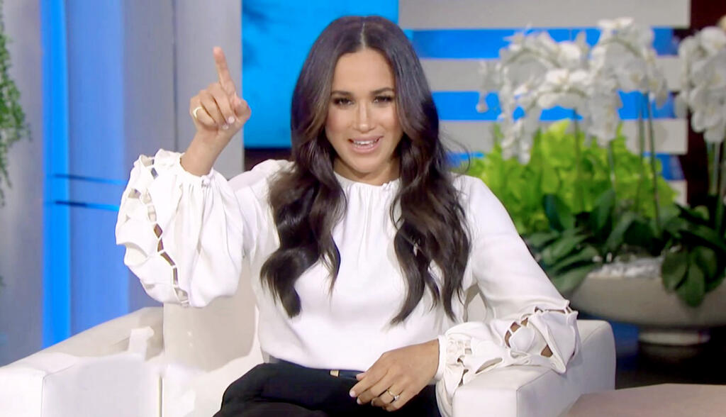 Meghan Markle on the Ellen DeGeneres show