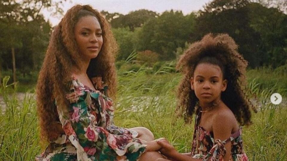 Beyoncé s prvorodenou dcérou Blue Ivy.