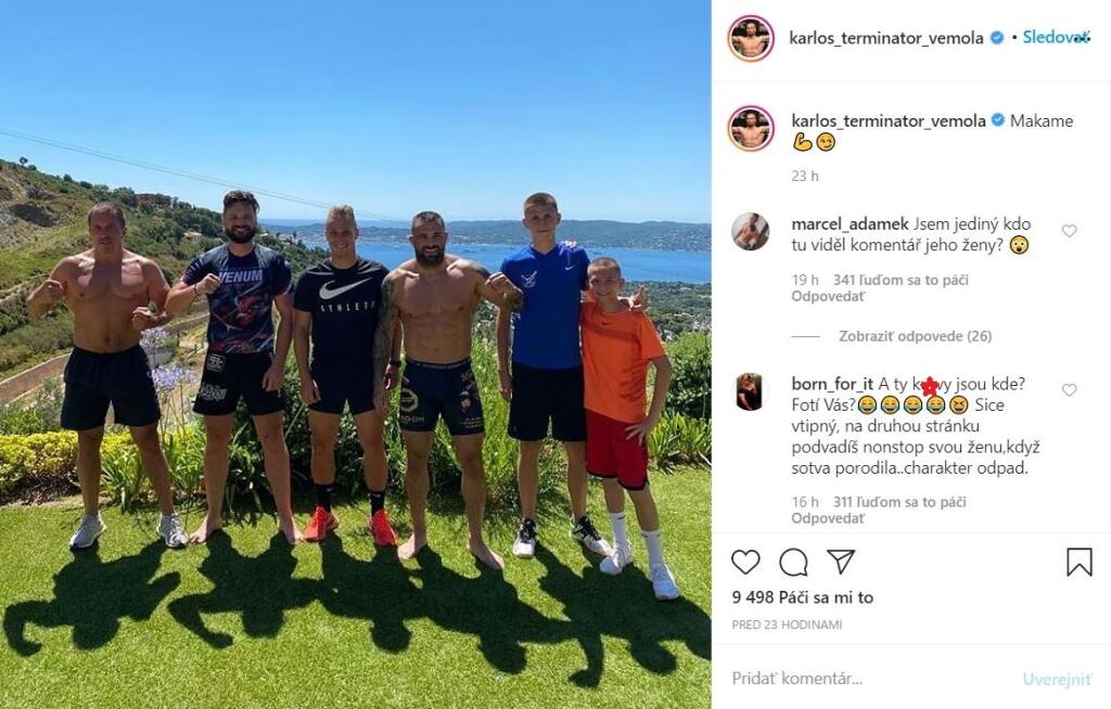 V roku 2020 mal podviesť on Lelu. Vémola odišiel do St. Tropez, odkiaľ uverejňoval na instagram fotky. Síce na svoj profil pridal len záber s kamarátmi po tréningu, Lela mu pánsku jazdu neverila. Na internete sa totiž objavili aj fotky, ako si Vémola užíval v nočnom klube s dvomi kamarátkami.