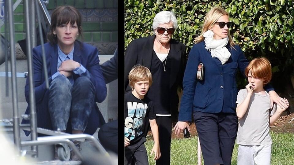 Herečka Julia Roberts prežíva ťažké chvíle. Jej mama prehrala boj s rakovinou.