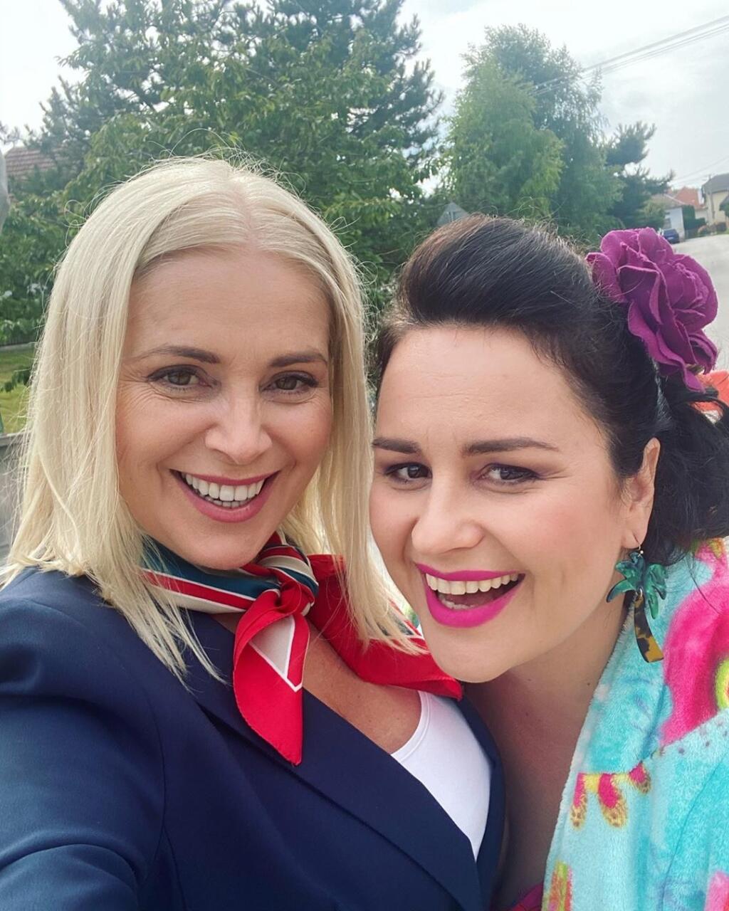 Zuzana Vačková a Petra Polnišová v Hornej Dolnej