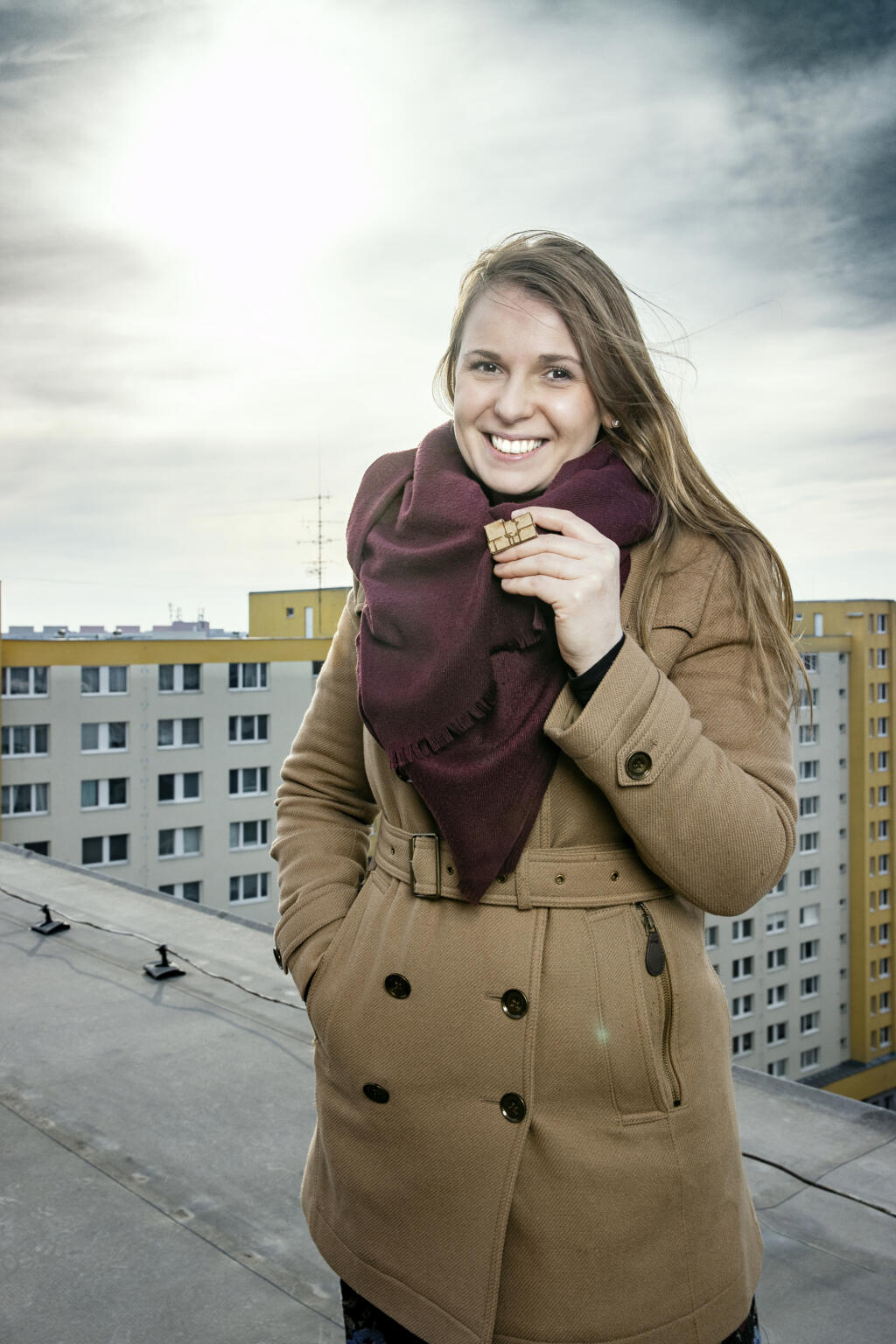 Janu Žjak zaujíma architektúra socializmu. Vďaka tomu a vďaka pandémii vznikli originálne brošne.