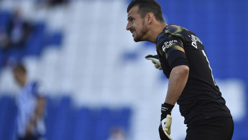 WA 22 Brighton - Slovenský reprezentačný brankár v drese Newcastle United Martin Dúbravka počas zápasu 37. kola Premier League, Brighton - Newcastle United v Brightone 20. júla 2020. FOTO TASR/AP
Newcastle's goalkeeper Martin Dubravka gives instructions during the English Premier League soccer match between Brighton and Newcastle United at the American Express Community Stadium in Brighton, England, Monday, July 20, 2020. (Glyn Kirk/Pool via AP)