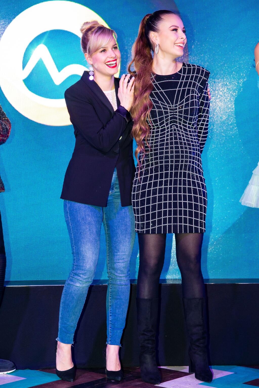 ĎALŠÍ DO PARTIE V porote SuperStar bude aj neznáma Patricie Pagačová, vľavo, tehotná Monika Bagárová i Leoš Mareš, ktorý na tlačovke v Bratislave ohuroval značkovou bundou z teľacej kože za tisícky eur.