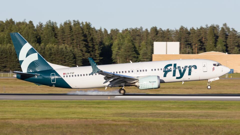 Oslo,,Norway,-,June,20,2022:,A,Flyr,Airlines,Boeing