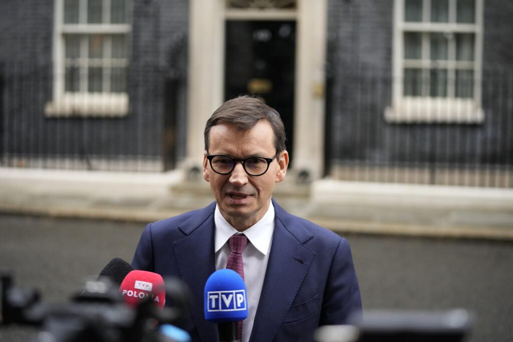 Poľský premiér Mateusz Morawiecki. FOTO TASR/AP
