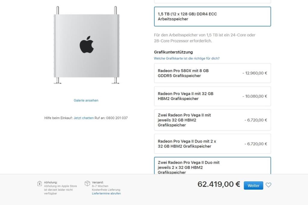 Cena Mac Pro sa vie vyšplhať riadne vysoko
