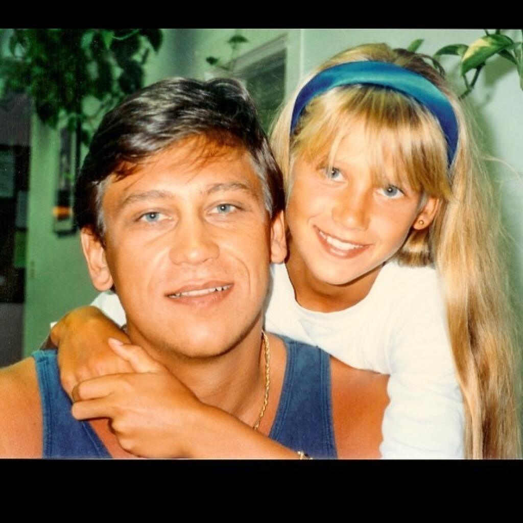 Bývalá tenistka Anna Kournikova so svojím otcom.