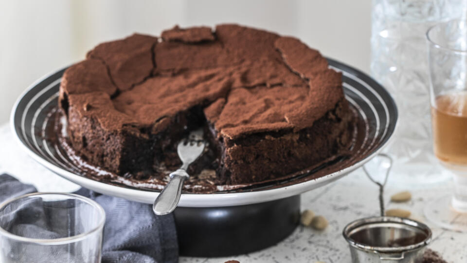 Torta caprese.