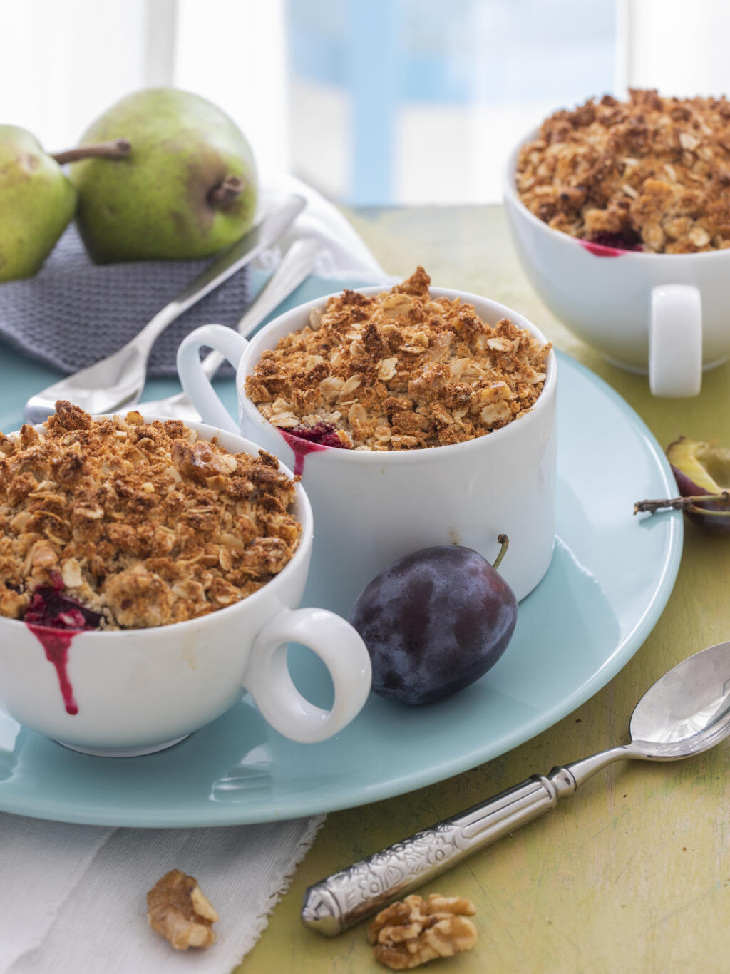 Hruškovo - zázvorový crumble.