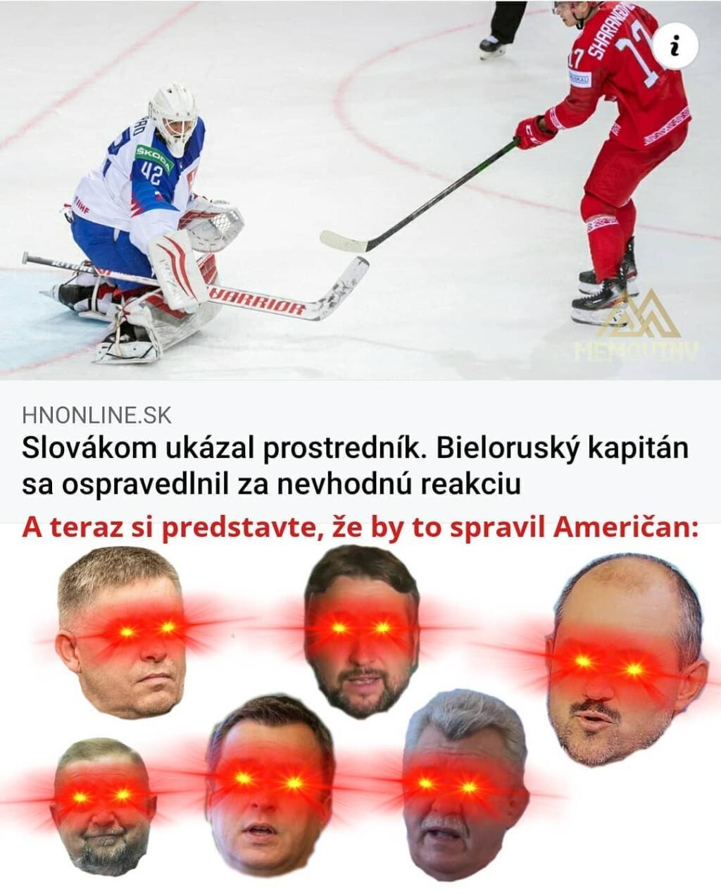 Majstrovstvá sveta v hokeji neprinášajú len krásne góly a súboje o víťazstvá, ale aj množstvo vtipov.