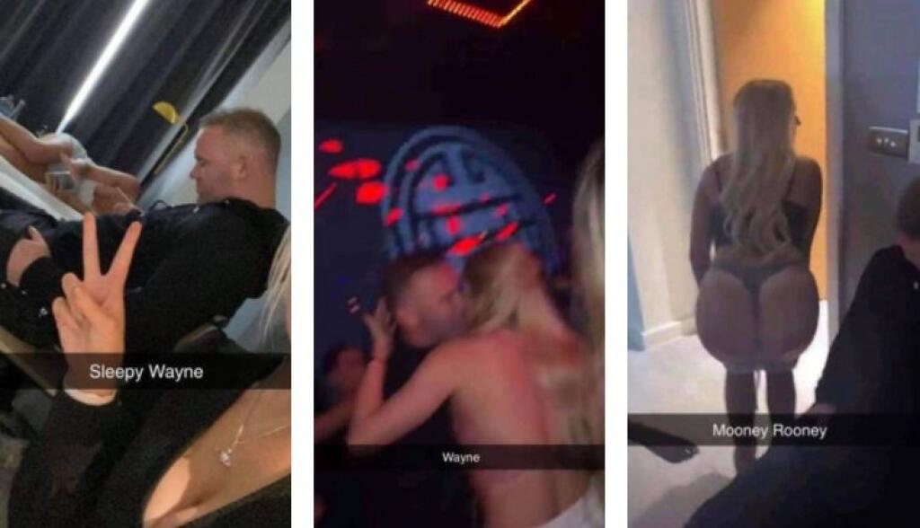 Takéto zábery s Rooneym sa objavili na sociálnych sieťach.