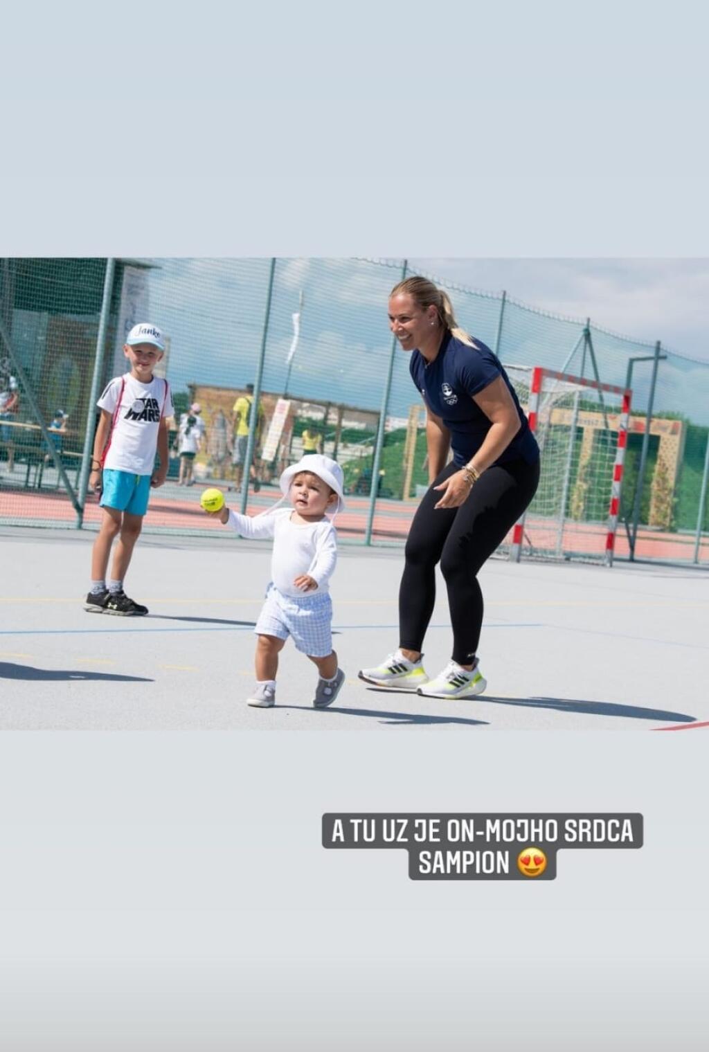 Dominika Cibulková na olympijskom festivale.