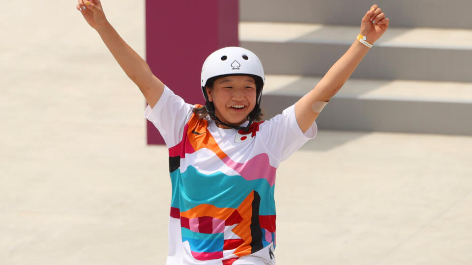 Momiji Nišijová ovládla prvú disciplínu v skateboardingu.