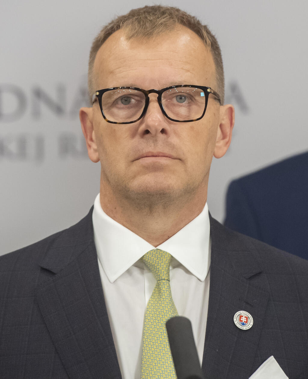Na snímke predseda Národnej rady Slovenskej republiky Boris Kollár počas tlačovej konferencie na tému 
