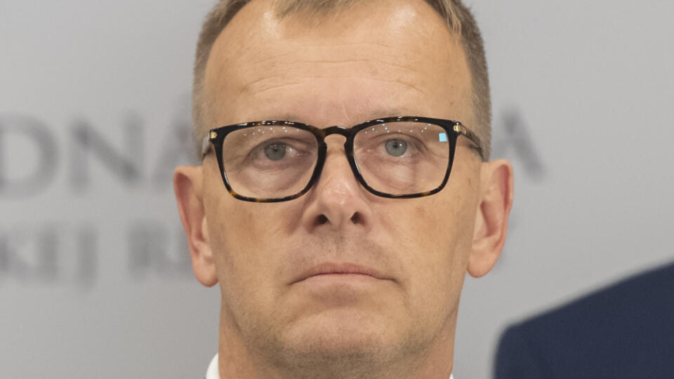 Na snímke predseda Národnej rady Slovenskej republiky Boris Kollár počas tlačovej konferencie na tému