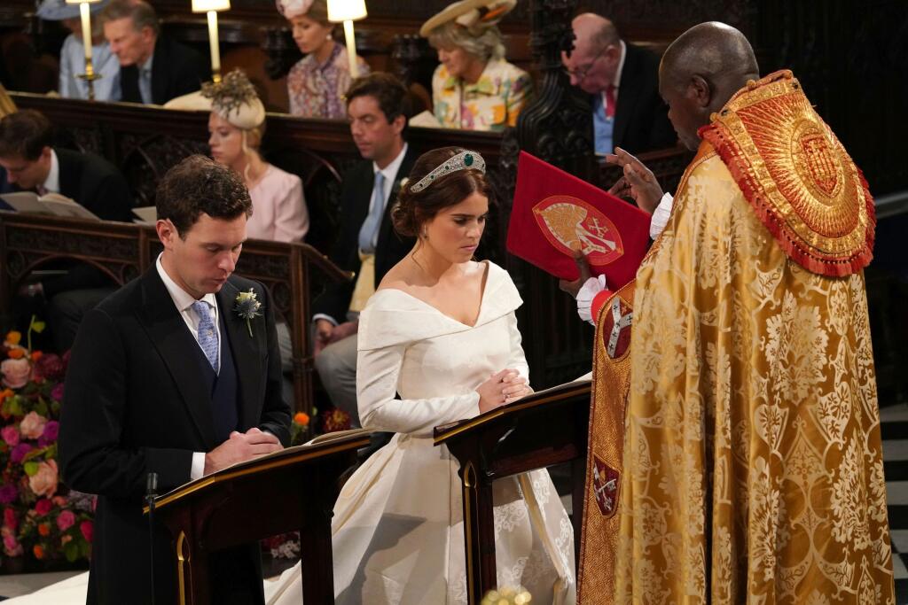 Svadba princeznej Eugenie a Jacka Brooksbanka.
