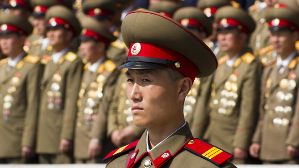 Pyongyang,,North,Korea,-,Circa,April,2012,:,North,Korean