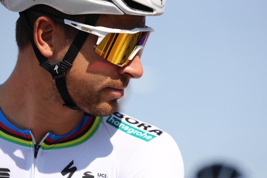 Takto to vyzeralo na majstrovstvách Česka a Slovenska v cyklistike. Na snímke Peter Sagan.