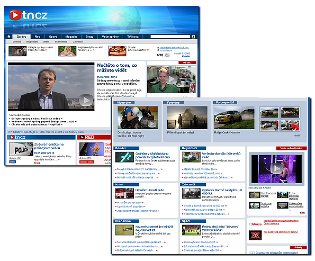 Nova presúva všetko svoje on-line spravodajstvo na TN.cz