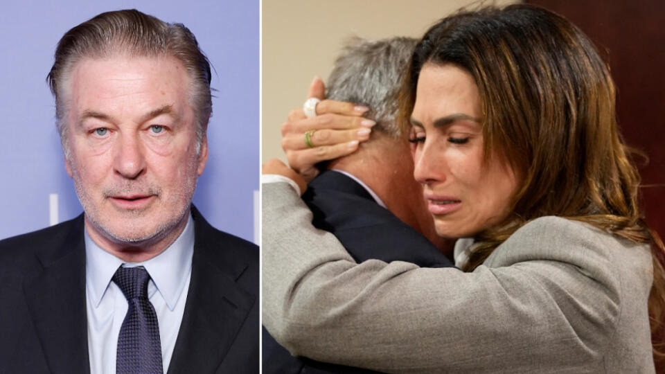 Herec a režisér Alec Baldwin čelil obžalobe v Novom Mexiku, celý čas stála po jeho boku manželka Hilaria.