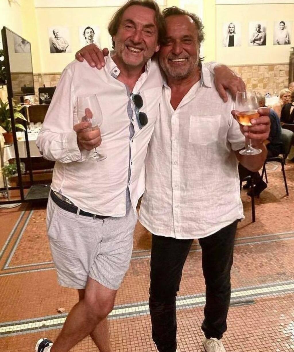 Ady Hajdu a Jozef Vajda neskrývali dobrú náladu.