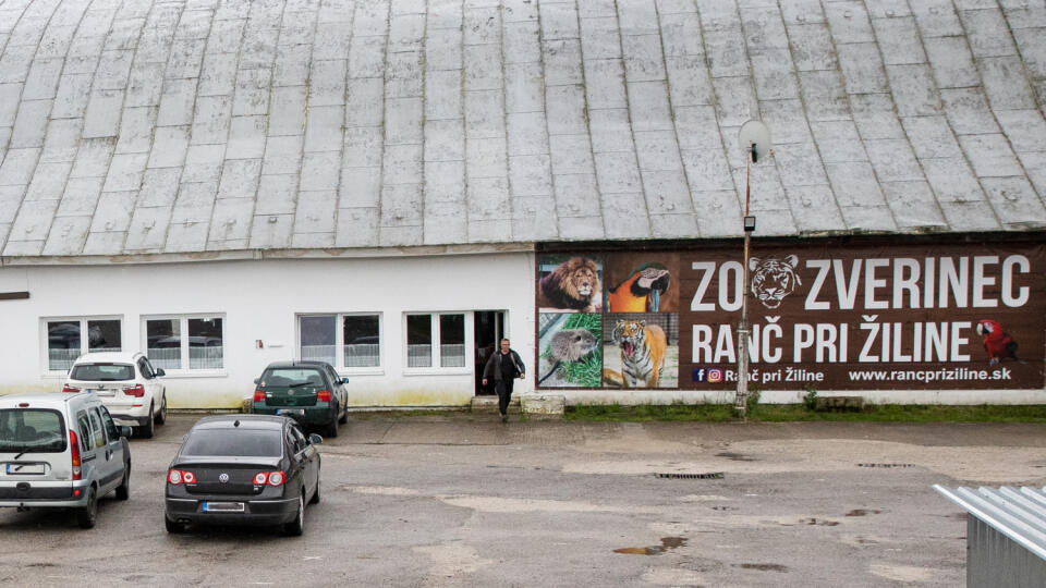 Ranč pri Žiline, kde lev roztrhal majiteľa Jozefa Bajánka.