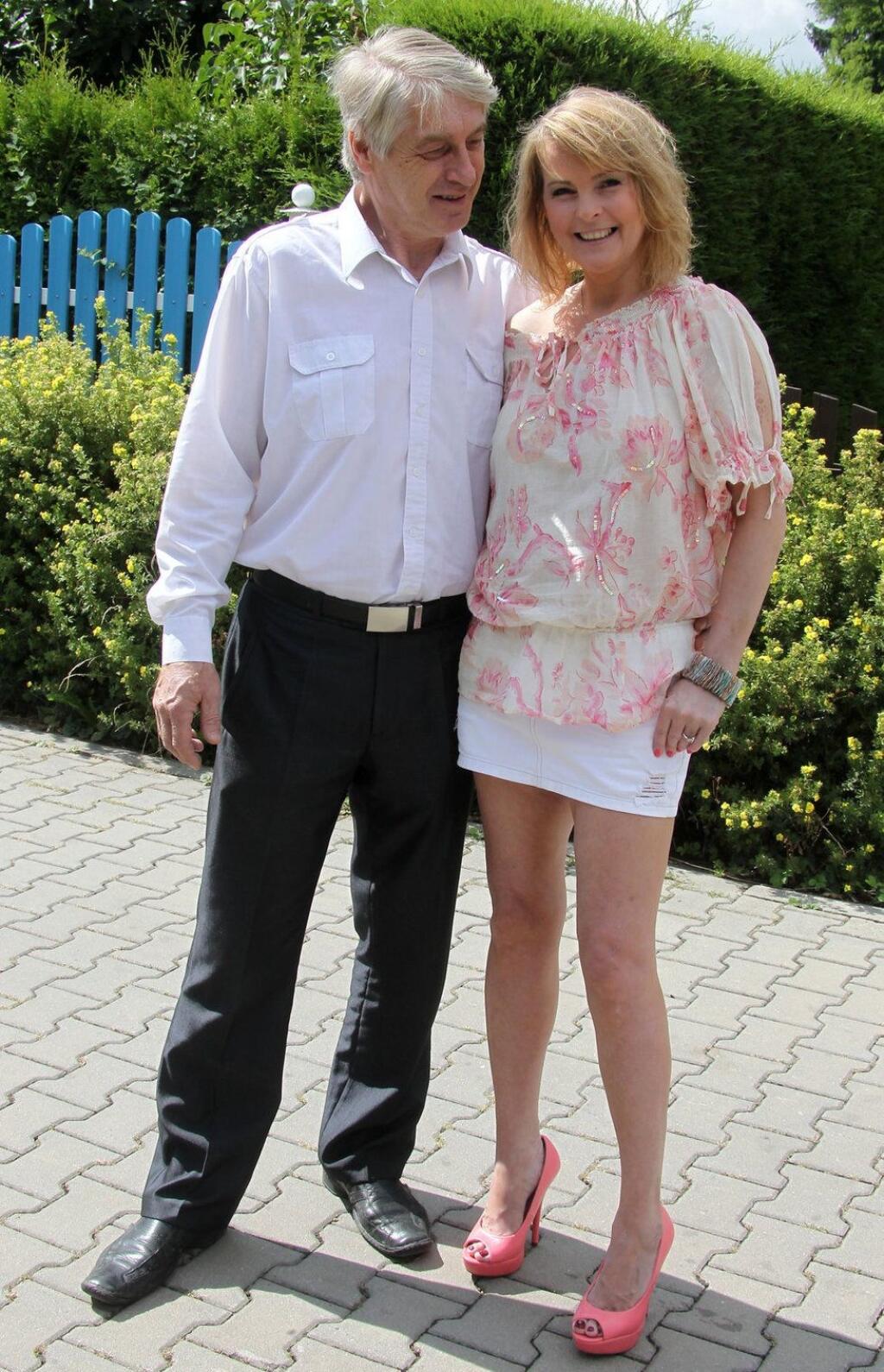 Iveta s manželom Josefom Rychtářom.
