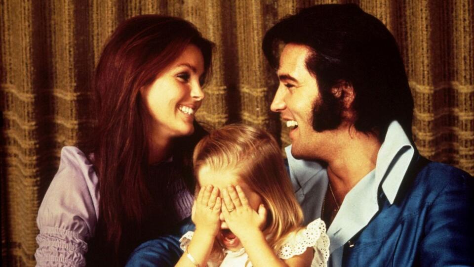 Priscilla Presley, Lisa Marie Presley, Elvis Presley