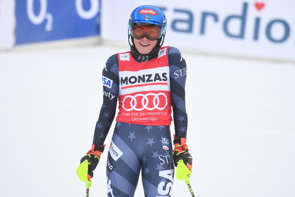 Mikaela Shiffrinová si preteky v Špindlerovom Mlyne poriadne užila.