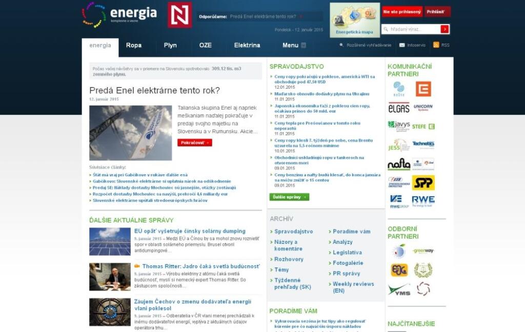 Denník N zahrnul tematický portál, spolupracuje s Energia.sk