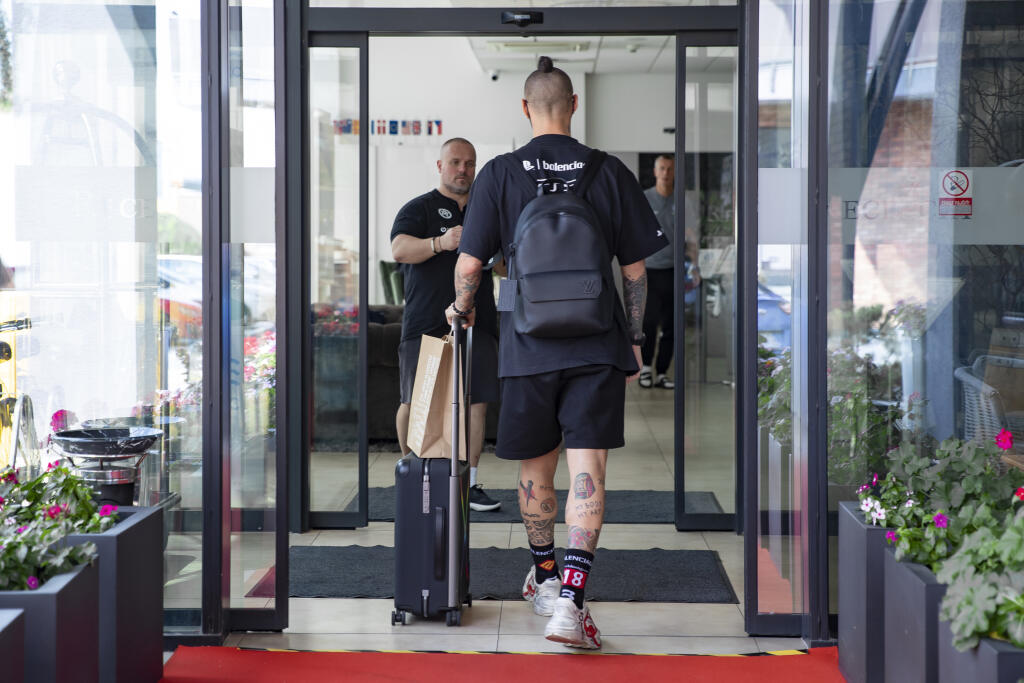 Príchod futbalistu Marka Hamšíka na reprezentačný zraz v Senci.