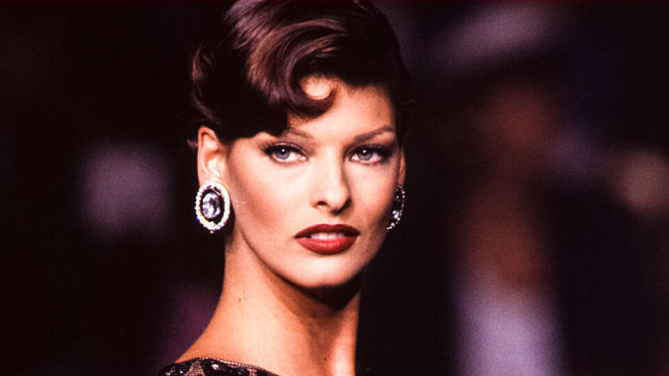 Modelka Linda Evangelista v 90. rokoch.