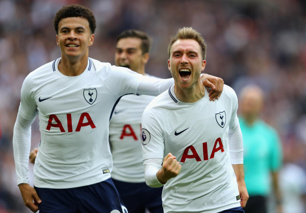 Christian Eriksen ešte v drese Tottenhamu Hotspur.