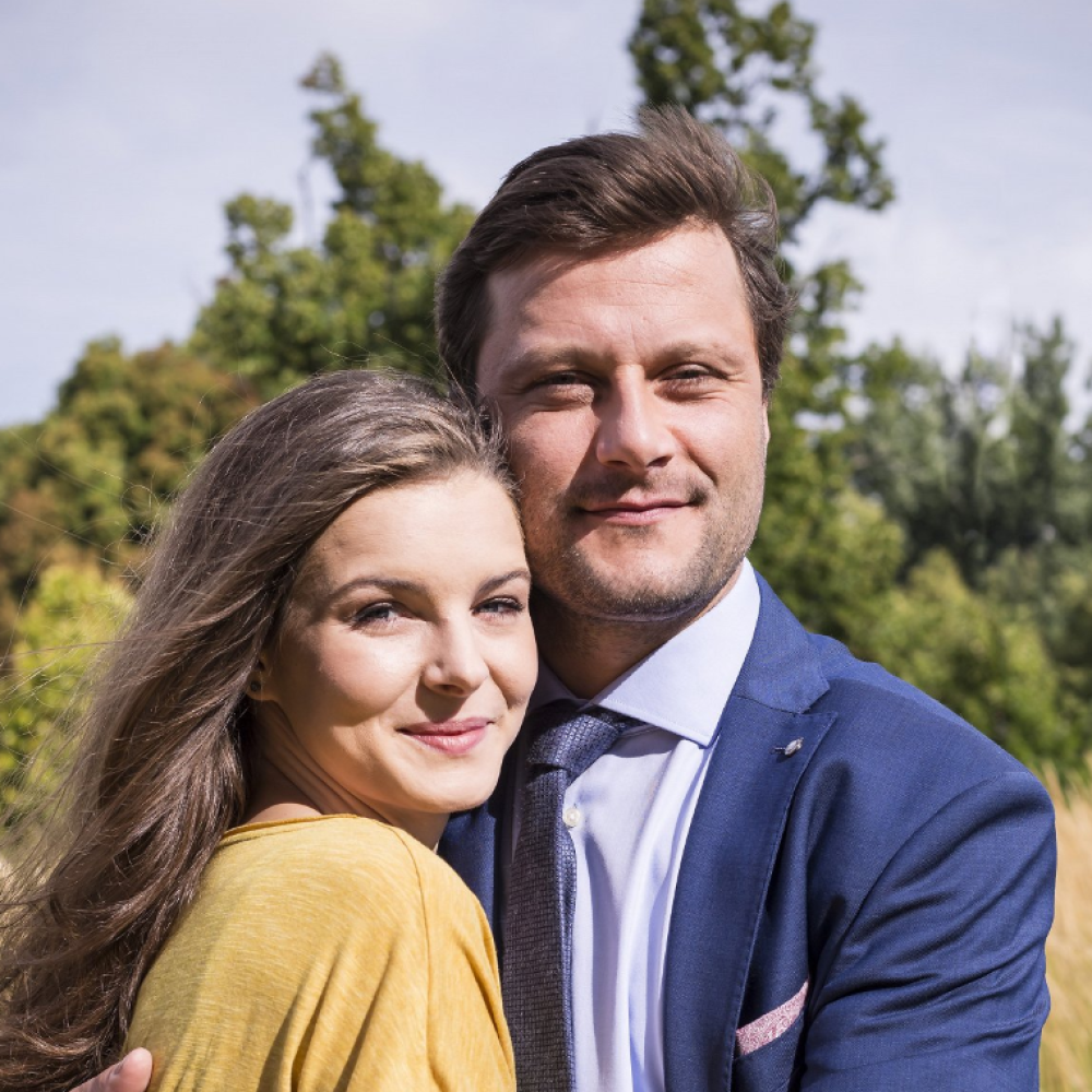 Monika Szabó a Marek Geišberg v seriáli Pravá tvár.