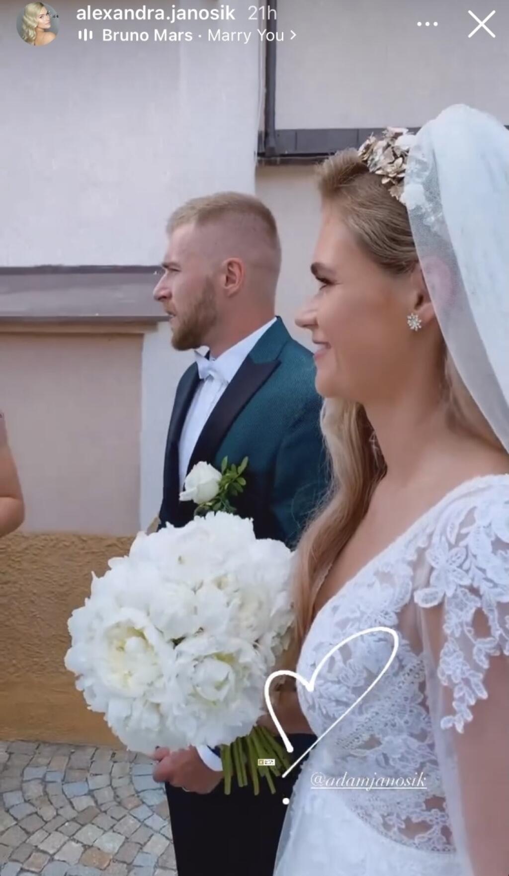 Adam a Alexandra mali civilný sobáš už pred rokom.