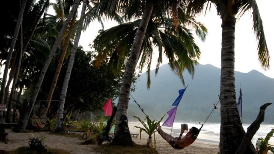 Sabang. Letovisko na ostrove
Palawan, kde je stále málo turistov.