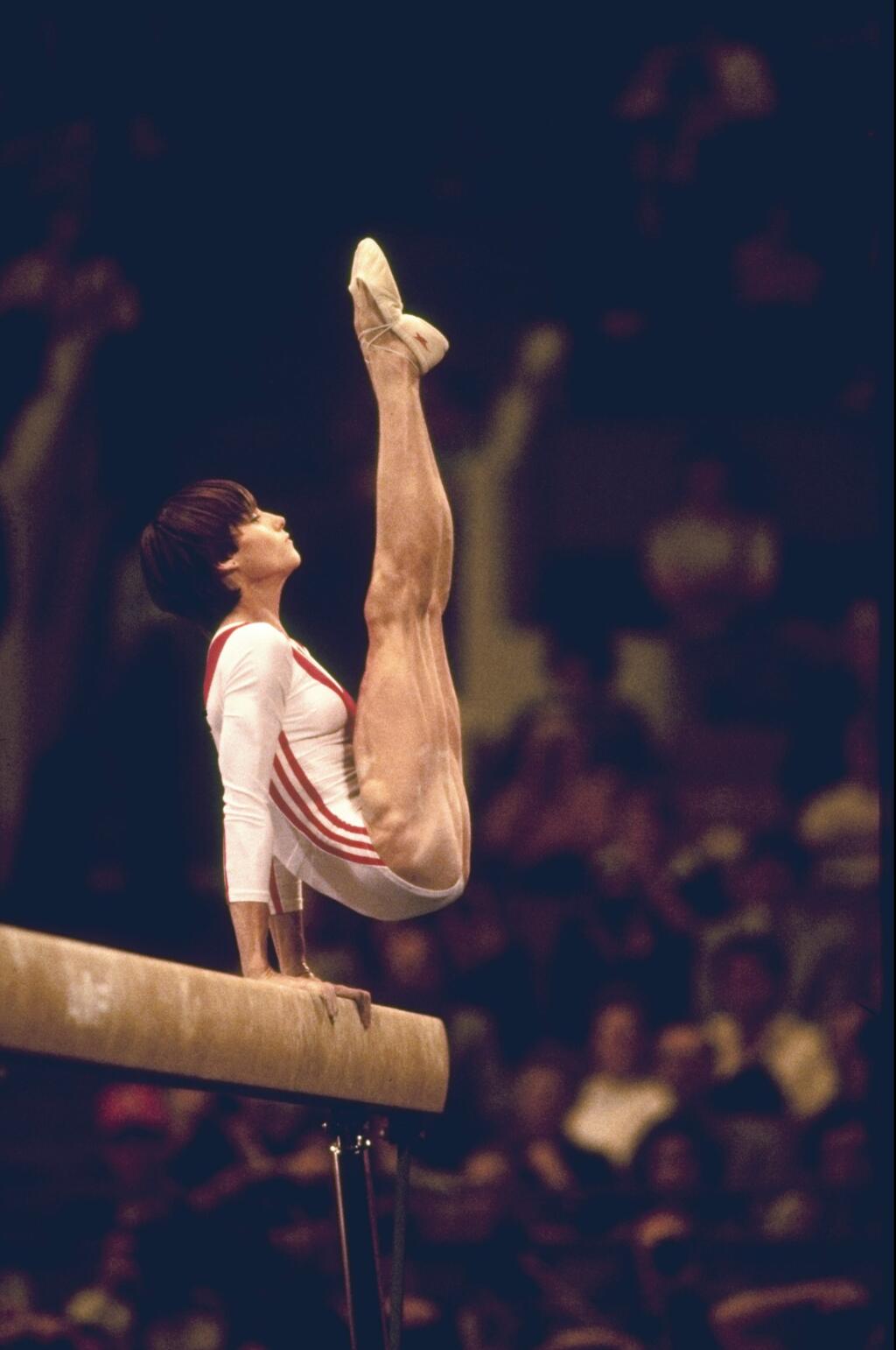 O štyri roky neskôr na olympiáde v Moskve Comaneciová opäť zažiarila.
