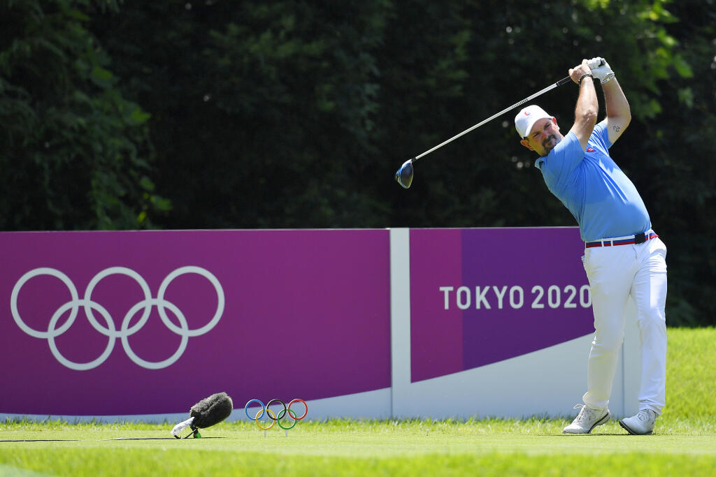 Slovenský golfista Rory Sabbatini vo štvrtom kole turnaja mužov počas XXXII. letných olympijských hier v Tokiu. FOTO TASR -  Michal Svítok