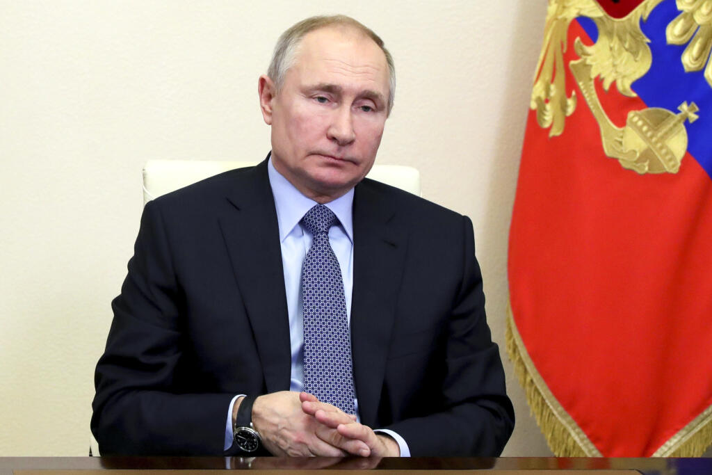 EBE 49 Moskva - Na snímke ruský prezident Vladimir Putin - (Mikhail Klimentyev, Sputnik, Kremlin Pool Photo via AP)