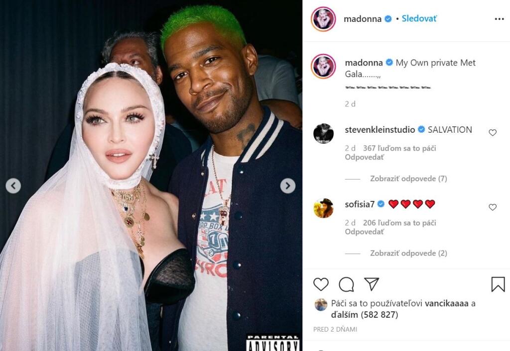 Madonna zverejnila fotografie na sociálnu sieť Instagram.