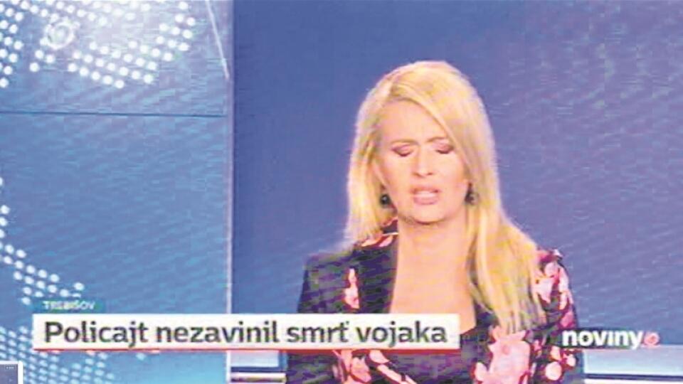 Kmotríkovej prišlo v priamom prenose náhle zle.