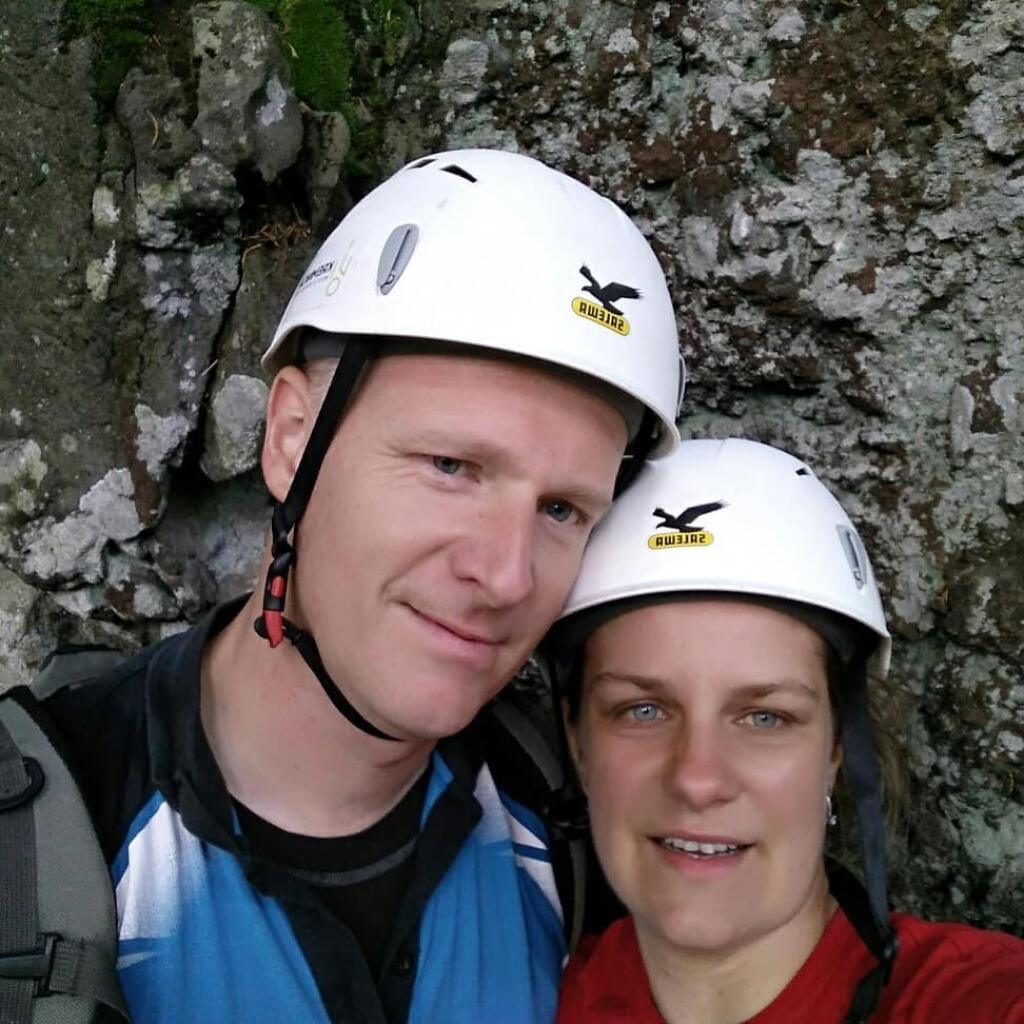 Zuzana Rehák Štefečeková s manželom.