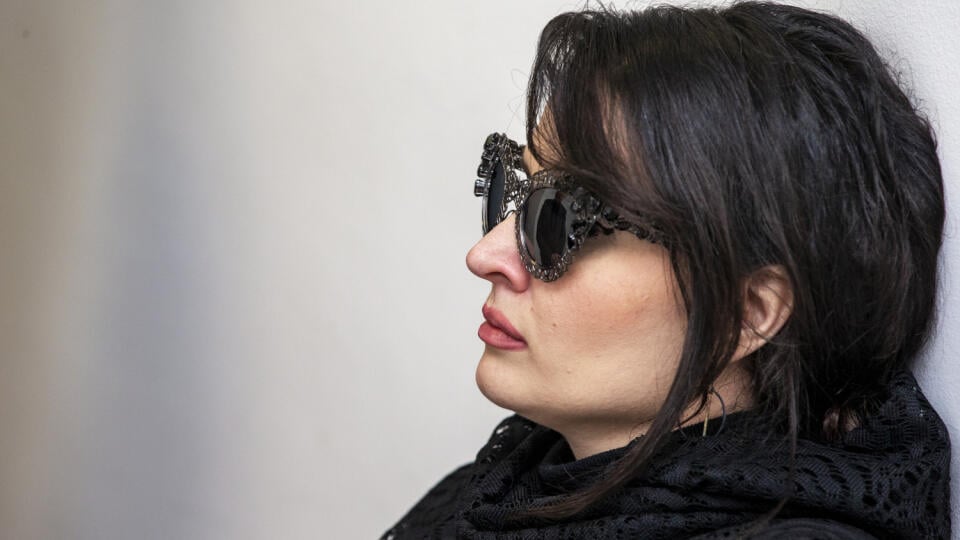 Na snímke je Daniela Kralevich počas pojednávania na Okresnom súde Bratislava II.