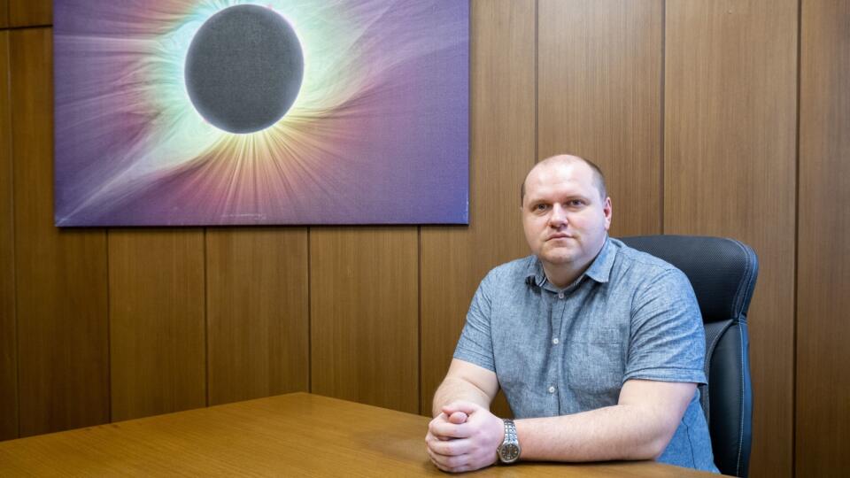 Riaditeľ Astronomického ústavu Slovenskej akadémie vied v Starej Lesnej PETER GÖMÖRY.