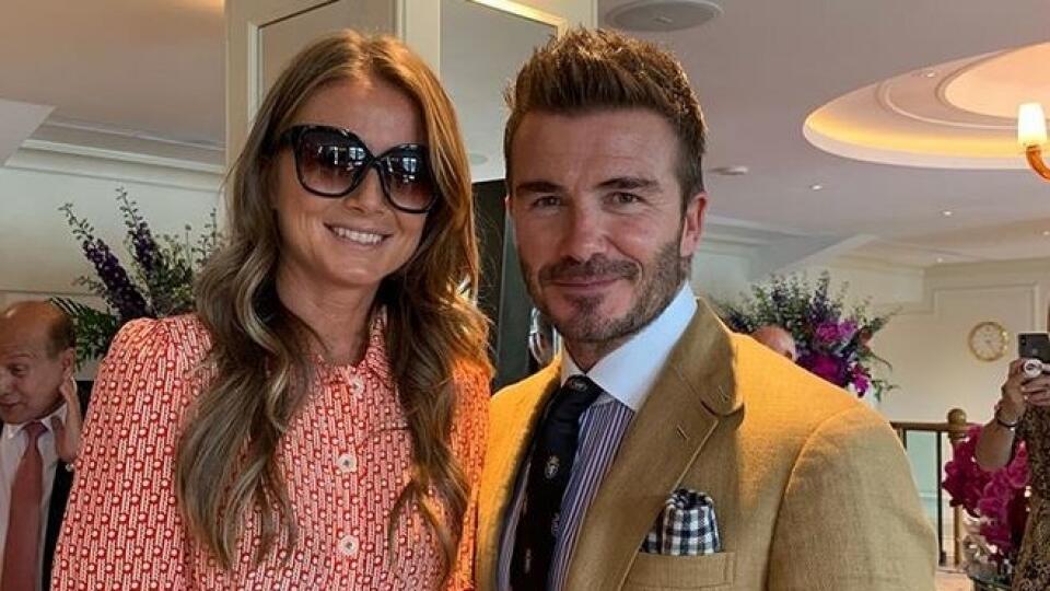 Daniela Hantuchová a David Beckham